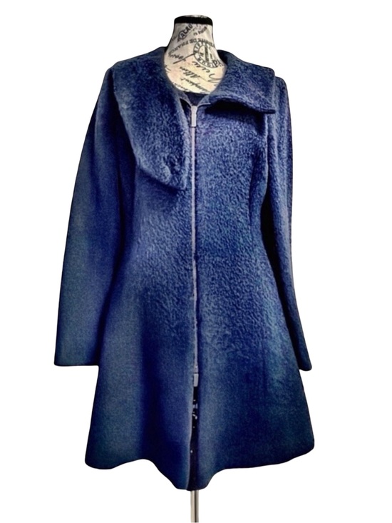 Zenobia Jackets & Blazers - Zenobia Alpaca Wool Coat | Oversized Shawl Collar | Size 8